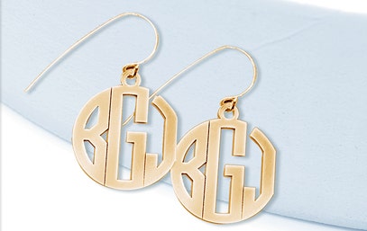 Monogram Earrings