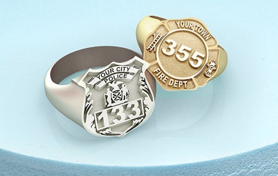 Police & Firefighter Rings