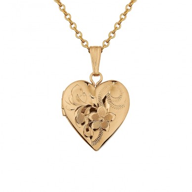  Gold Filled Child Heart Locket - Kendra