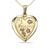 14k Gold Filled #1 Grandma Heart Locket