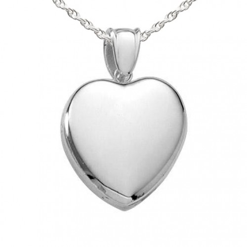Sterling Silver Premium Heart Locket - Kristin